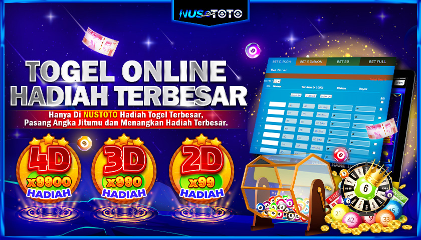 NUSTOTO HADIAH TOGEL TERBESAR