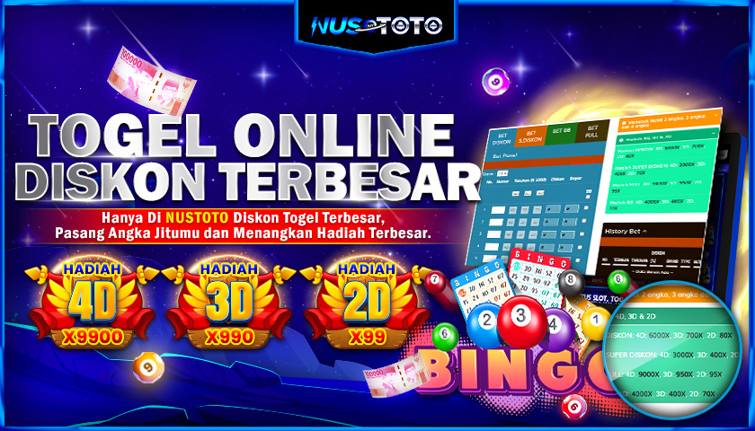 NUSTOTO SITUS BANDAR TOGEL ONLINE DISKON TERBESAR