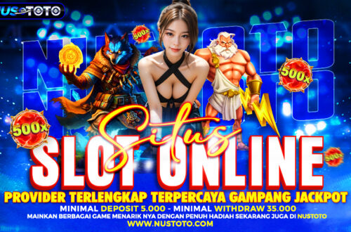 NUSTOTO Situs Slot Online Provider Terlengkap Terpercaya Gampang Jackpot