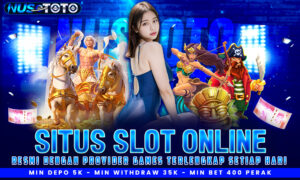 Situs Slot Online Resmi dengan Provider Game Terlengkap Setiap Hari