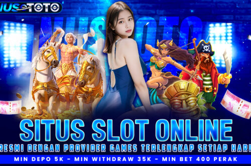 NUSTOTO Situs Slot Online Resmi dengan Provider Game Terlengkap Setiap Hari